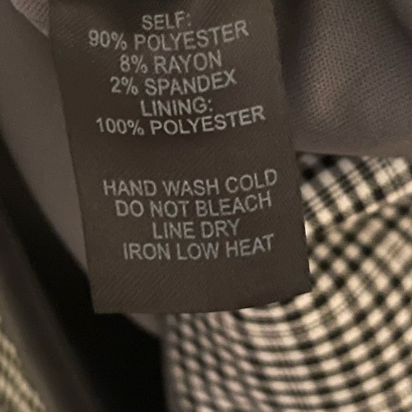 Lulus black & white micro‎ plaid short sleeve mini dress w/ front back wrap tie - Picture 6 of 13